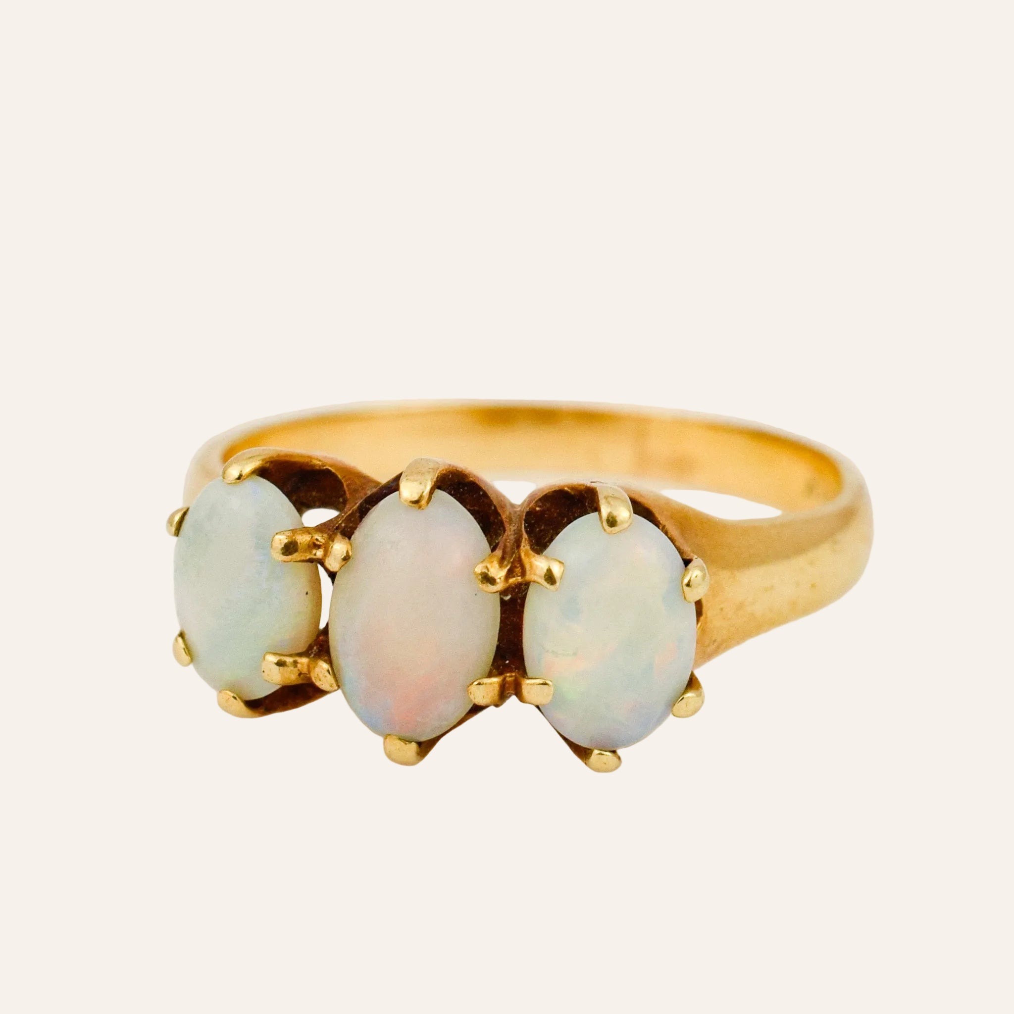 Opal Trilogy Ring