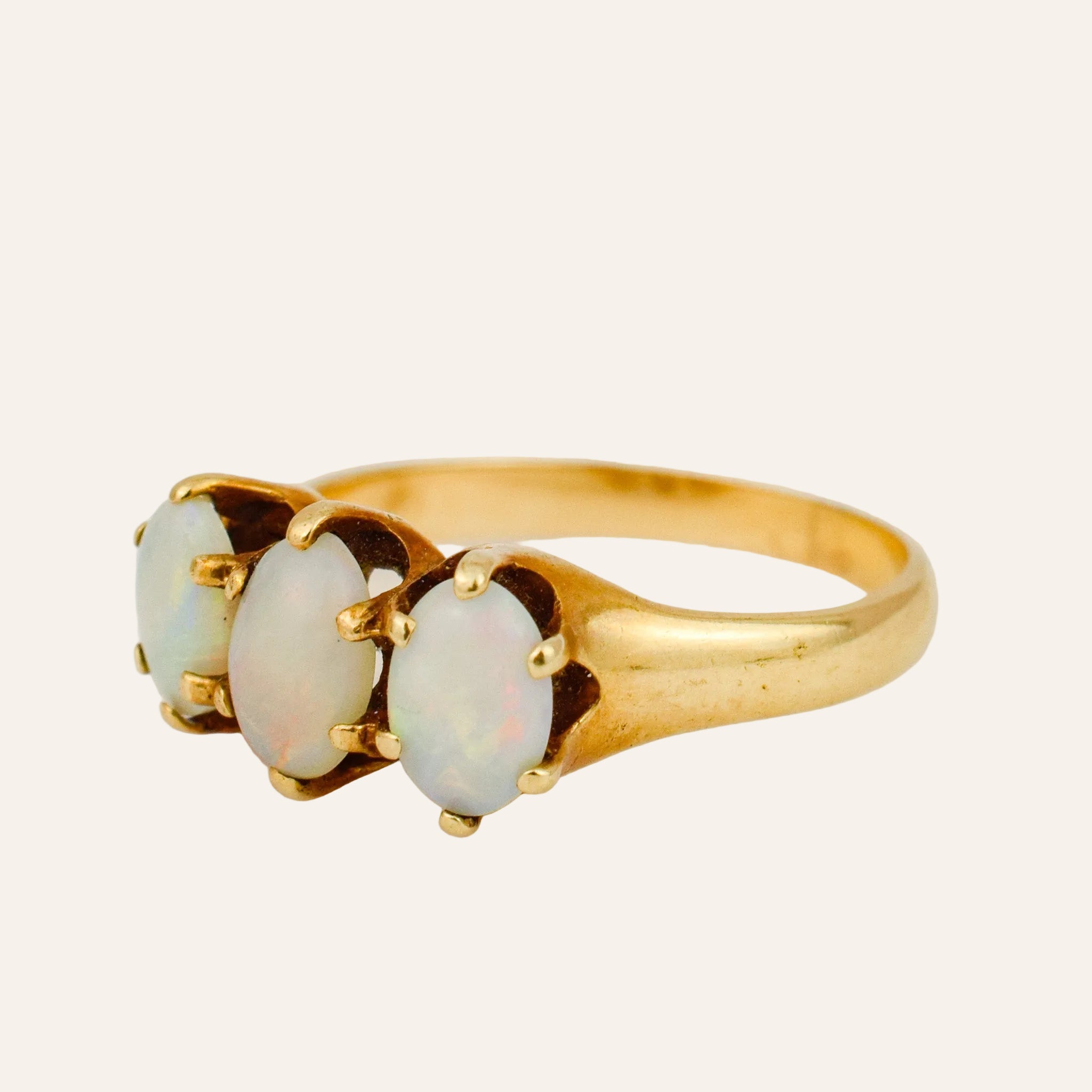 Opal Trilogy Ring