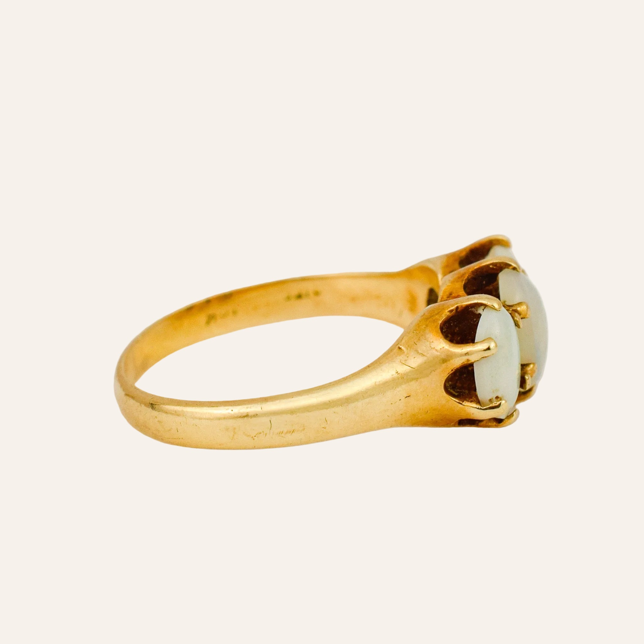 Opal Trilogy Ring