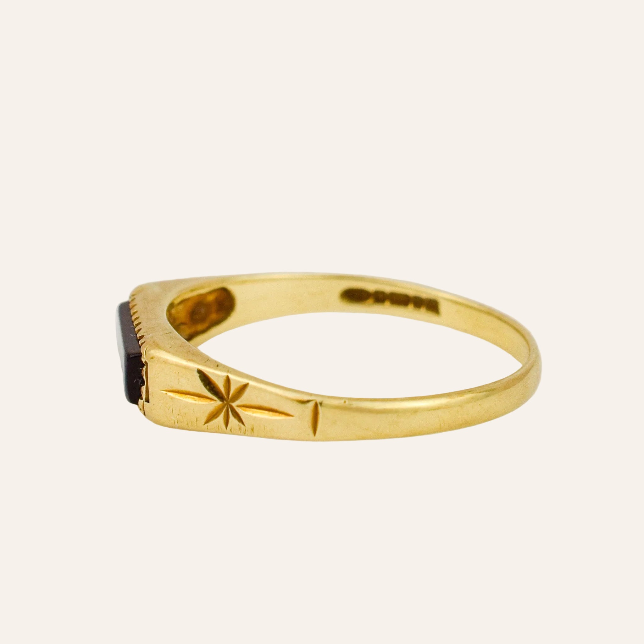 Onyx Bar Ring