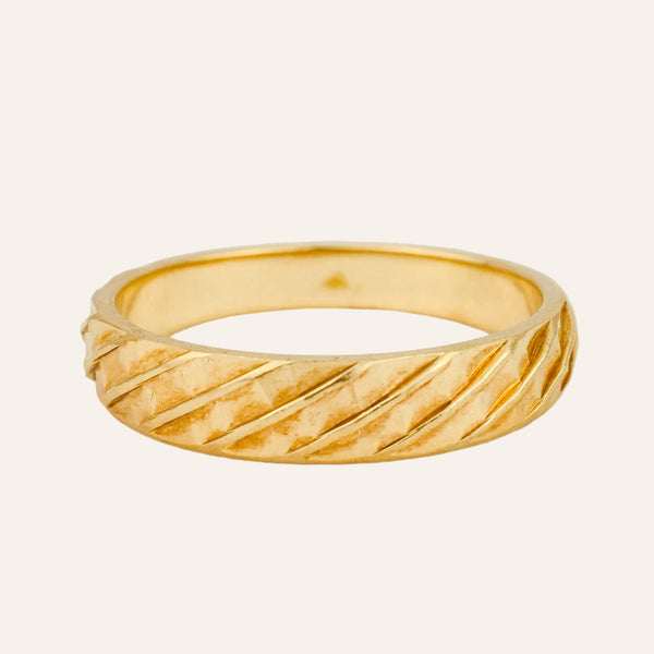 4.8mm Gilded Weave Band