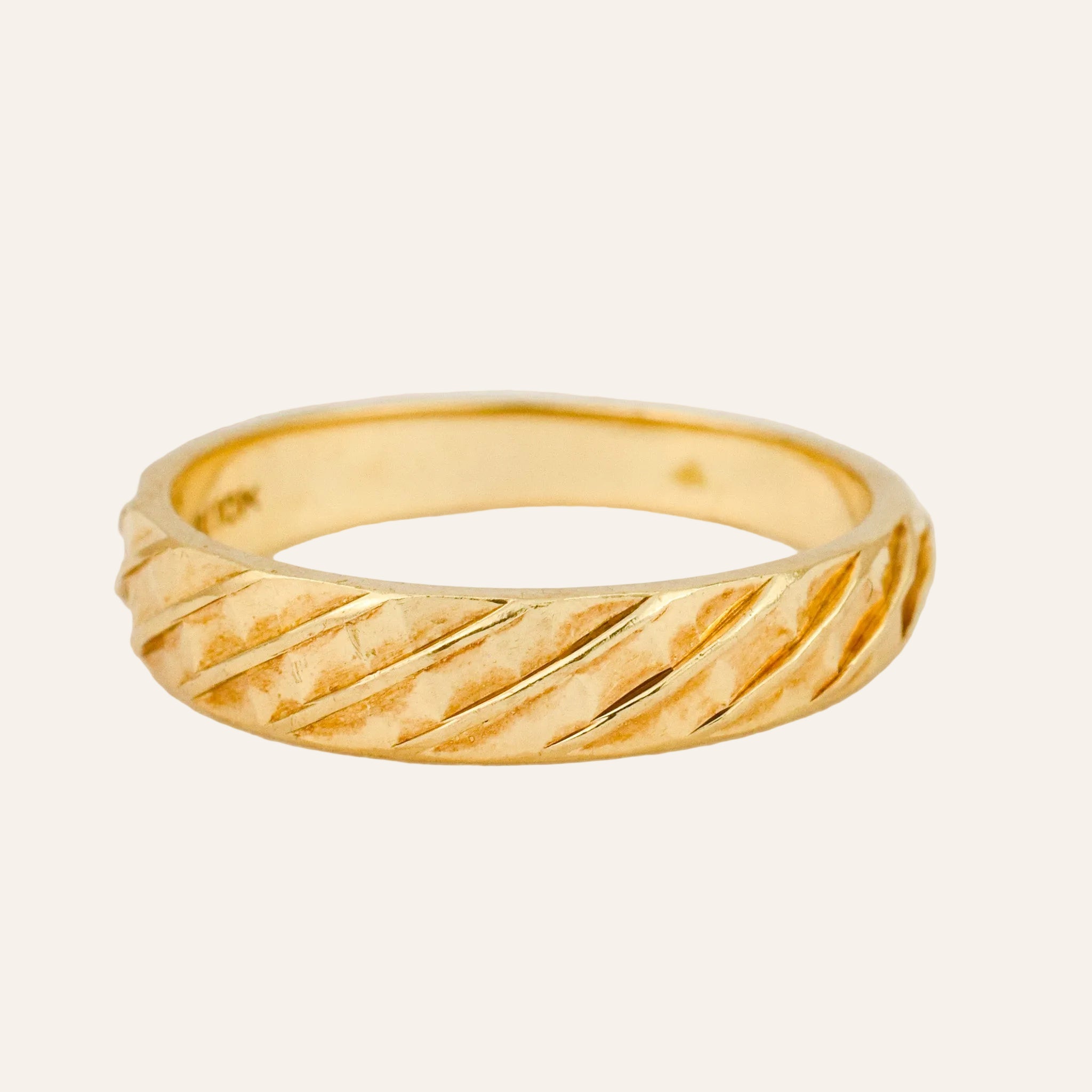 4.8mm Gilded Weave Band