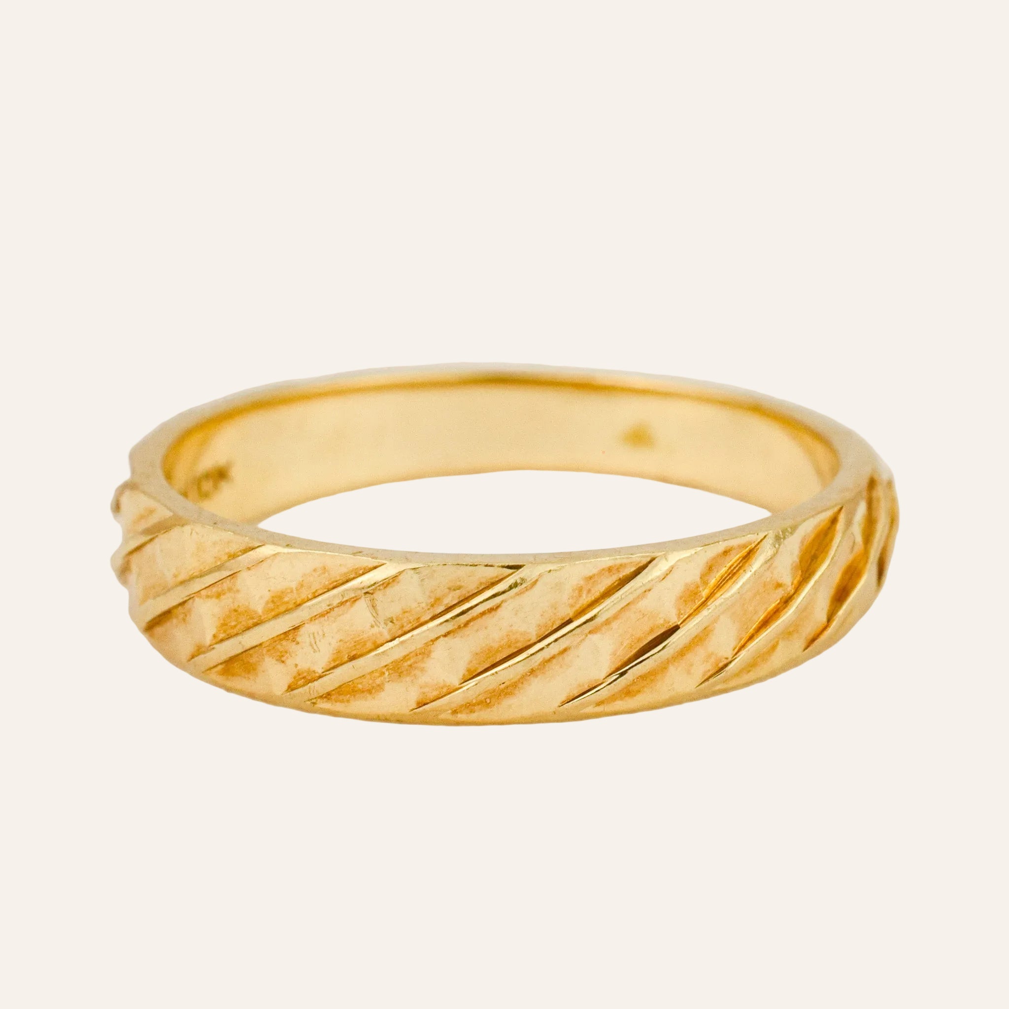 4.8mm Gilded Weave Band