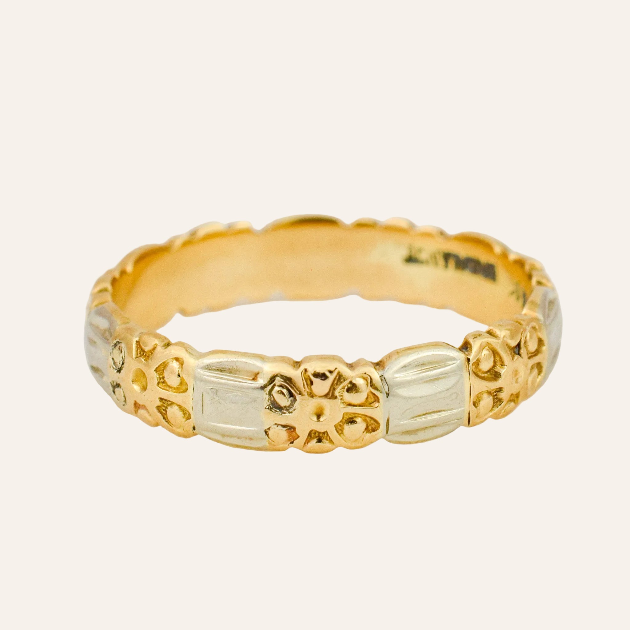 Two-toned Orange Blossom Band