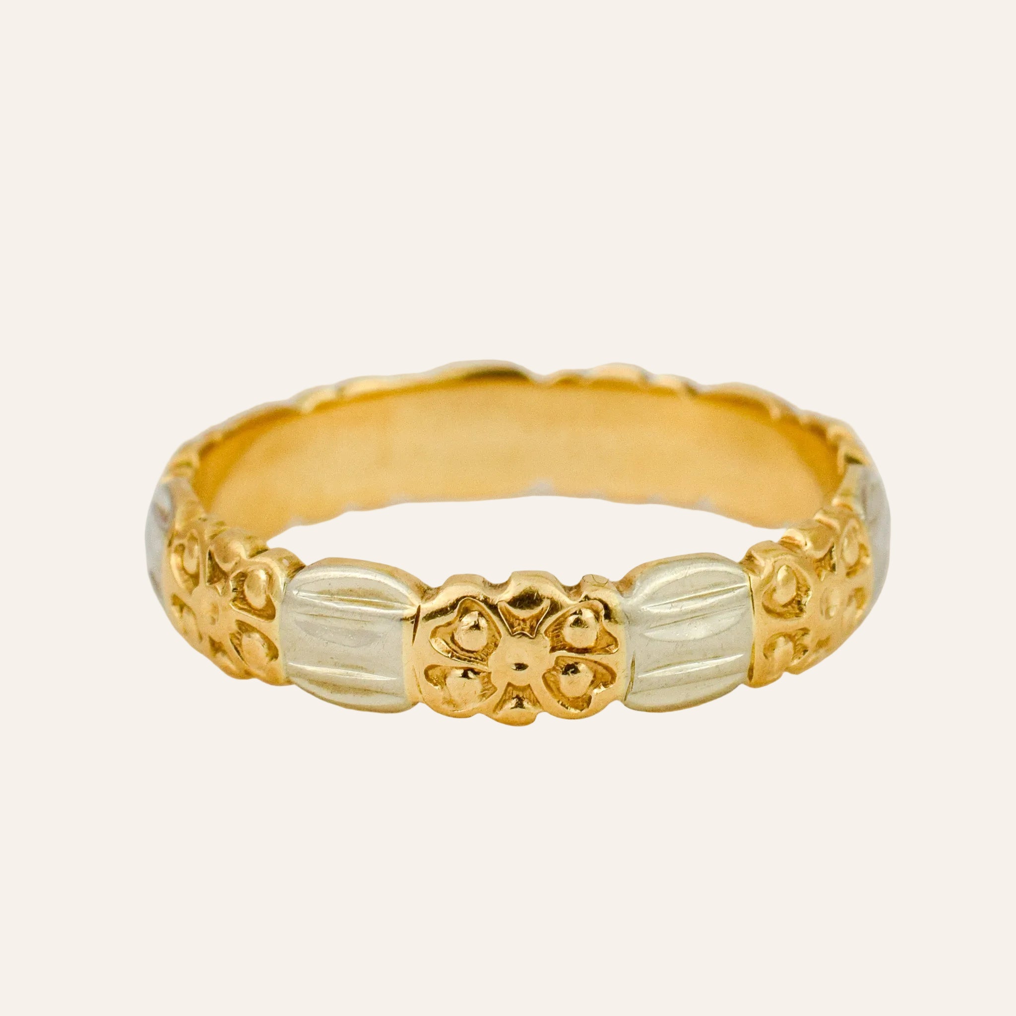 Two-toned Orange Blossom Band