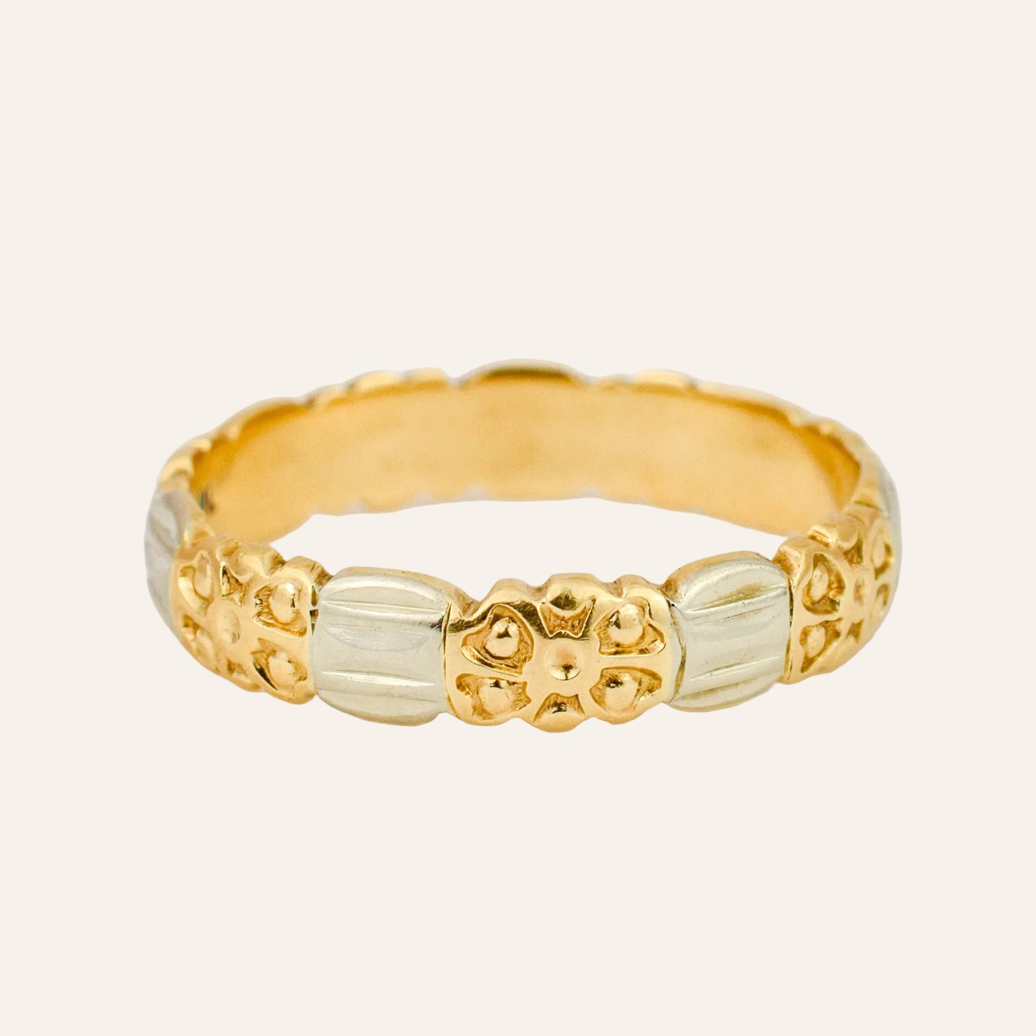 Two-toned Orange Blossom Band