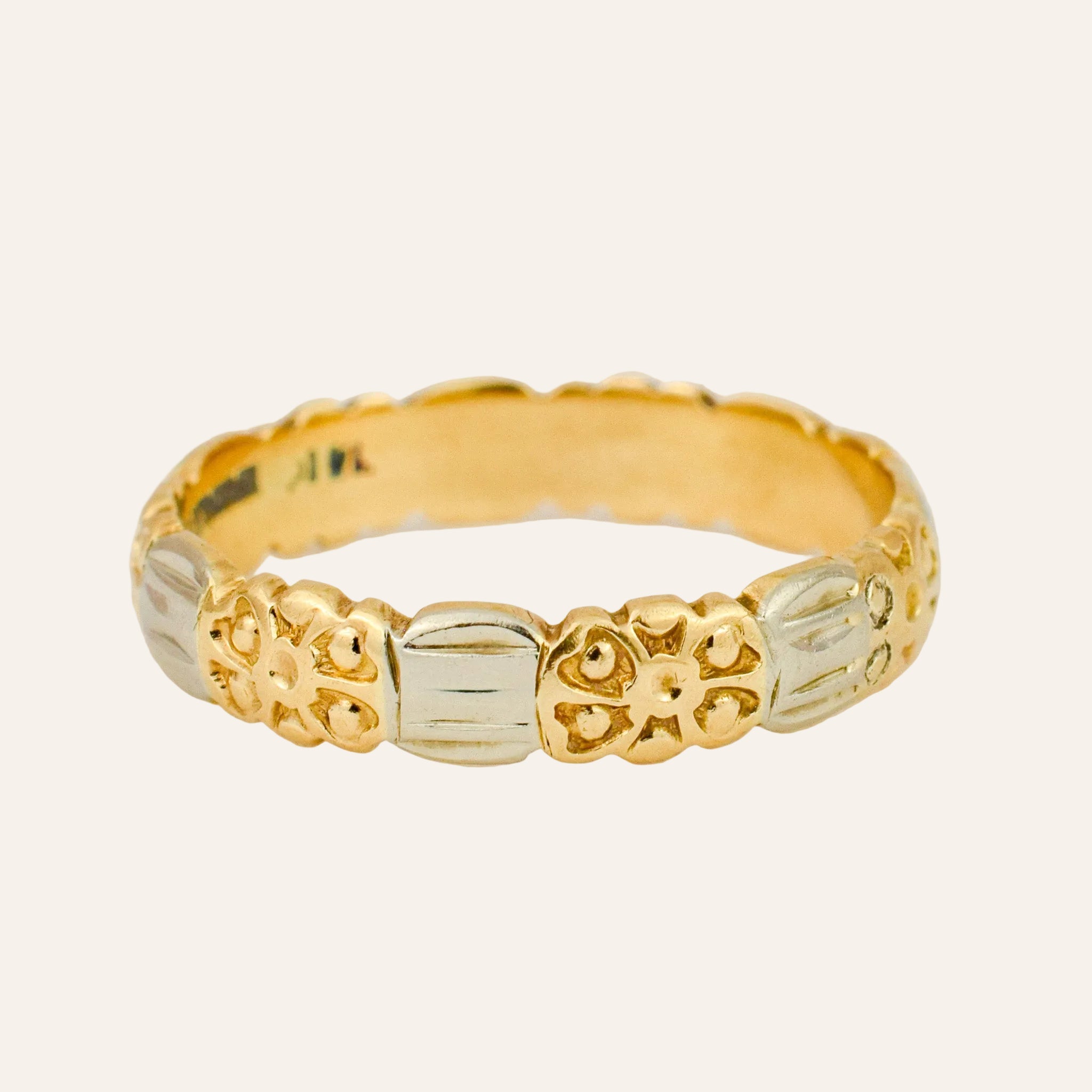 Two-toned Orange Blossom Band