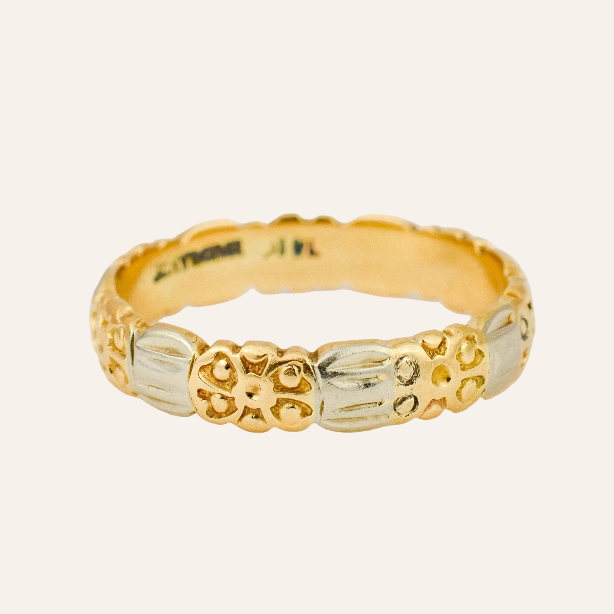 Two-toned Orange Blossom Band