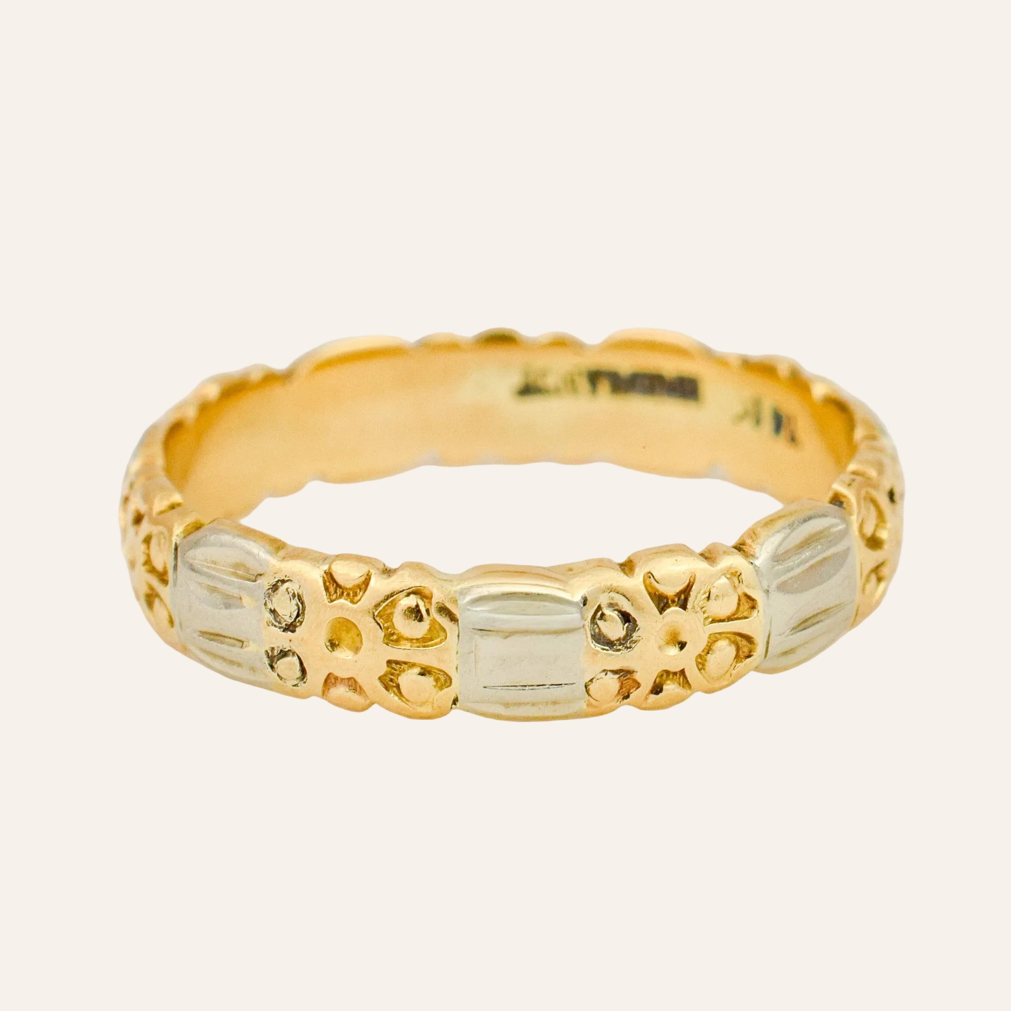 Two-toned Orange Blossom Band
