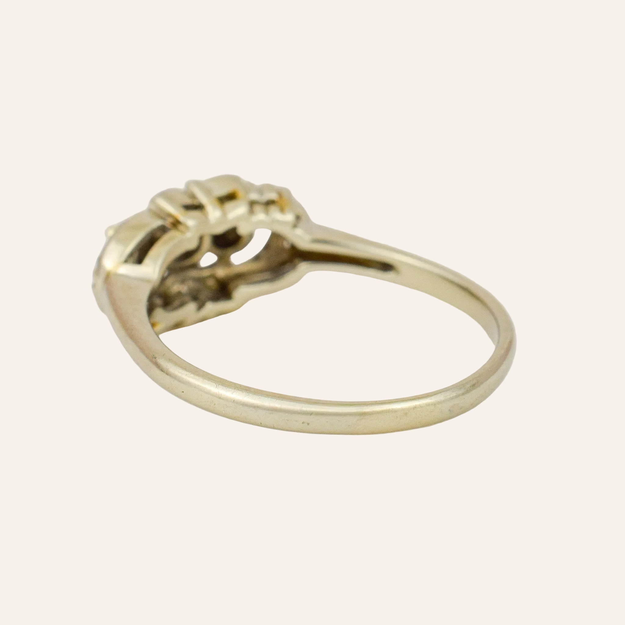 Antique Diamond Trilogy Ring