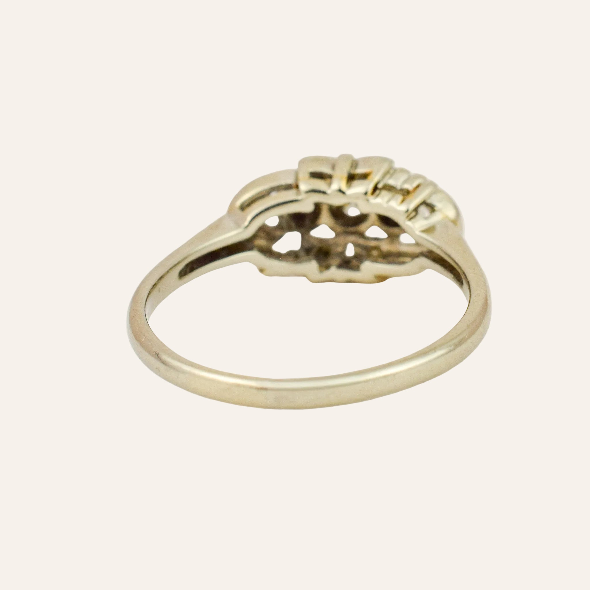 Antique Diamond Trilogy Ring