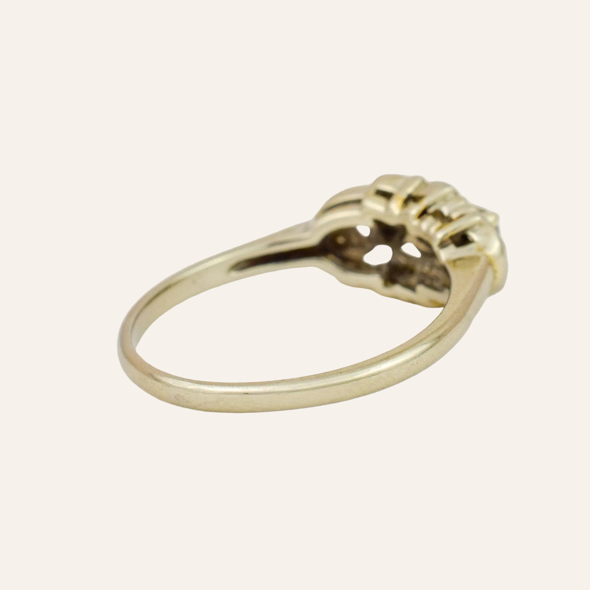 Antique Diamond Trilogy Ring