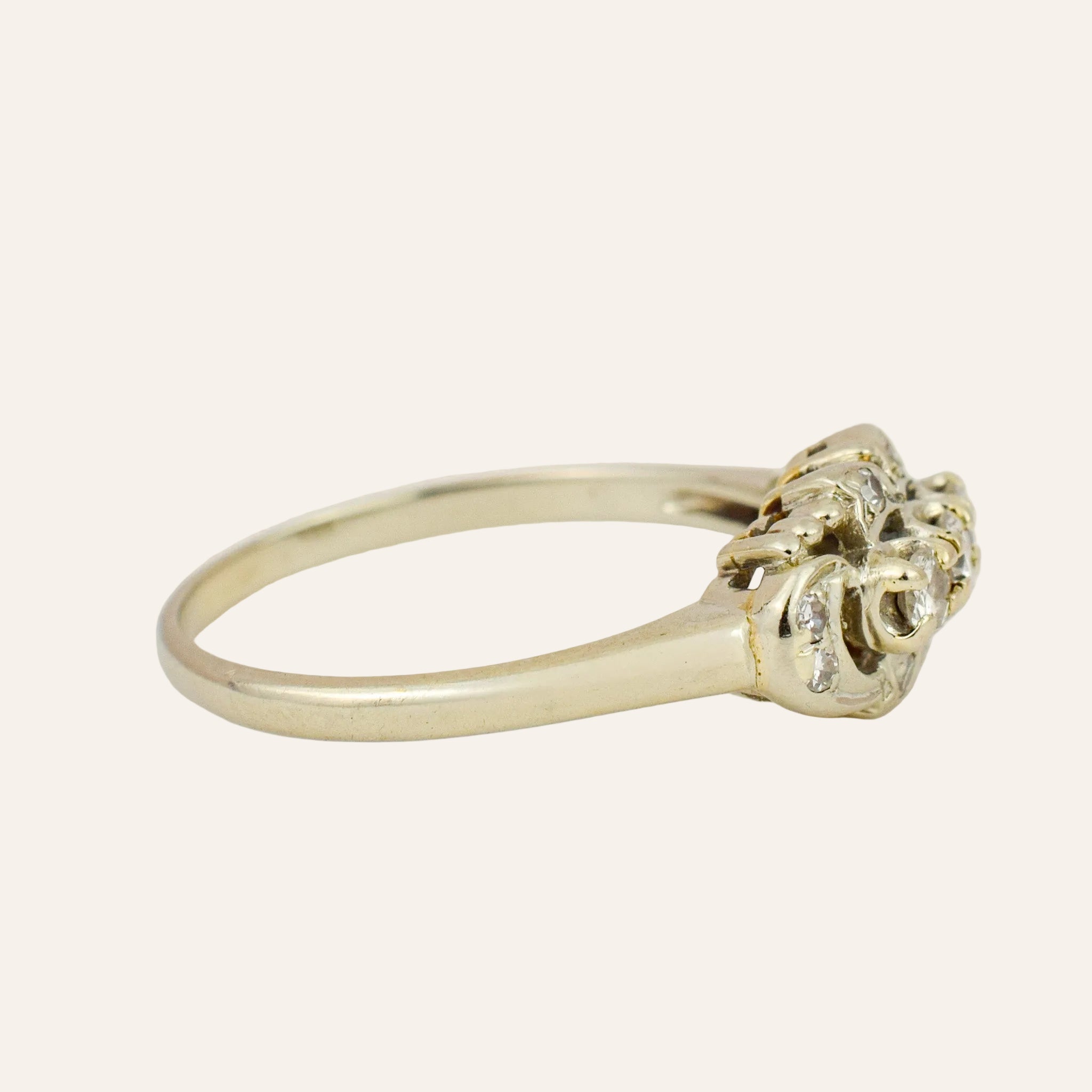 Antique Diamond Trilogy Ring