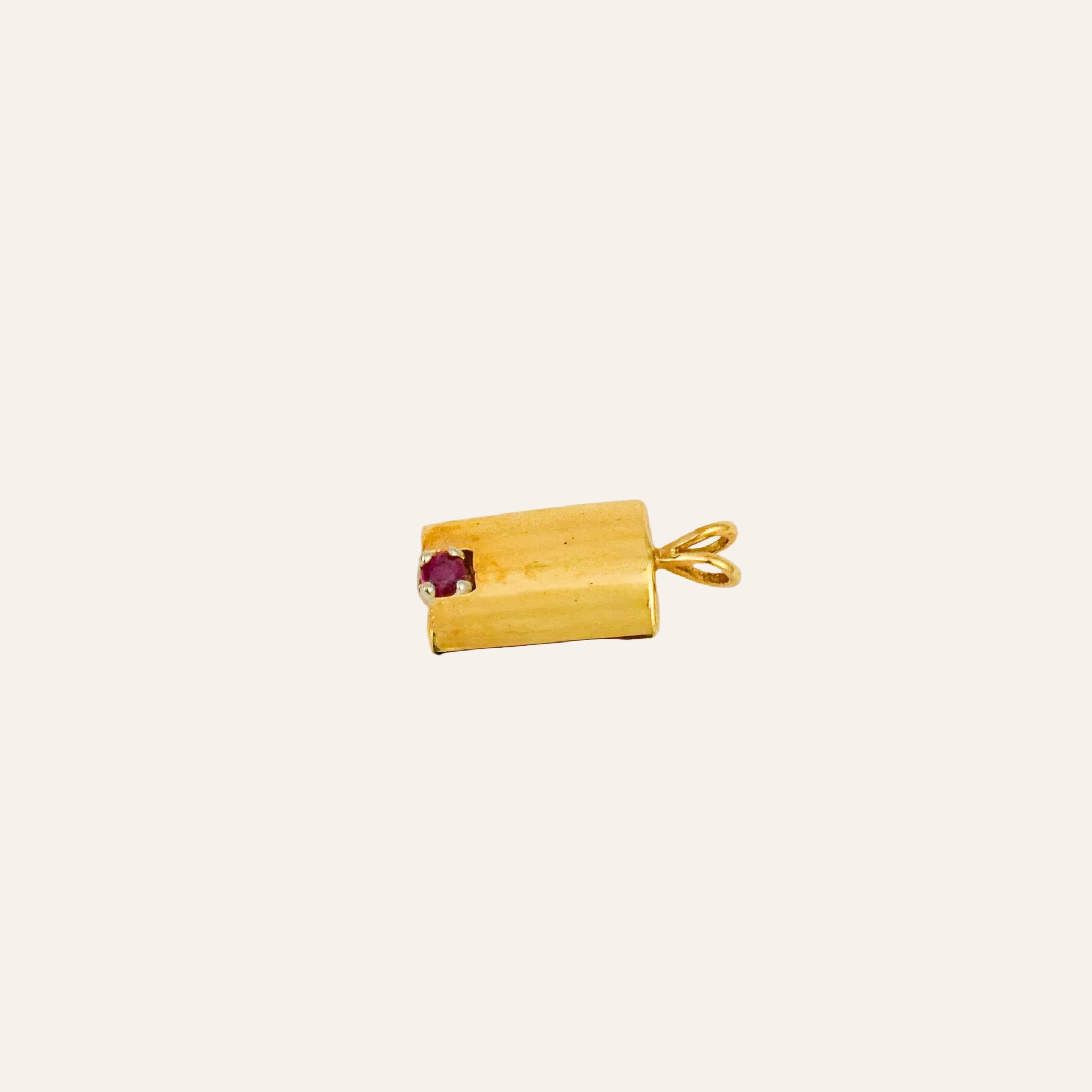 Ruby Bar Charm
