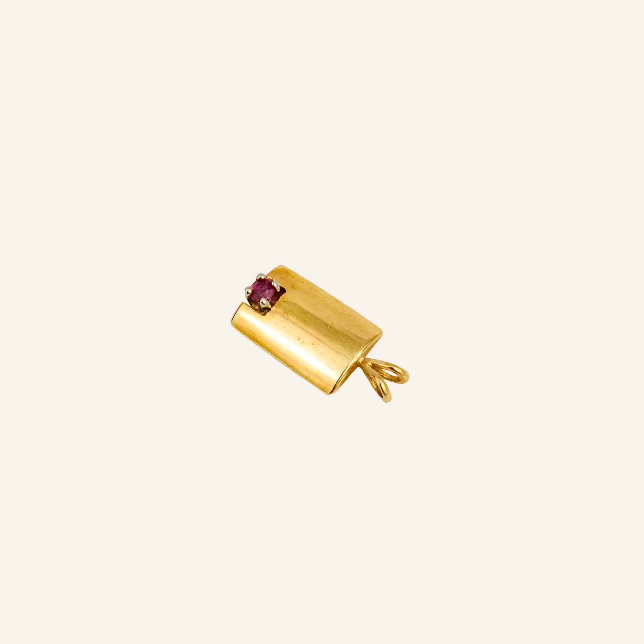 Ruby Bar Charm