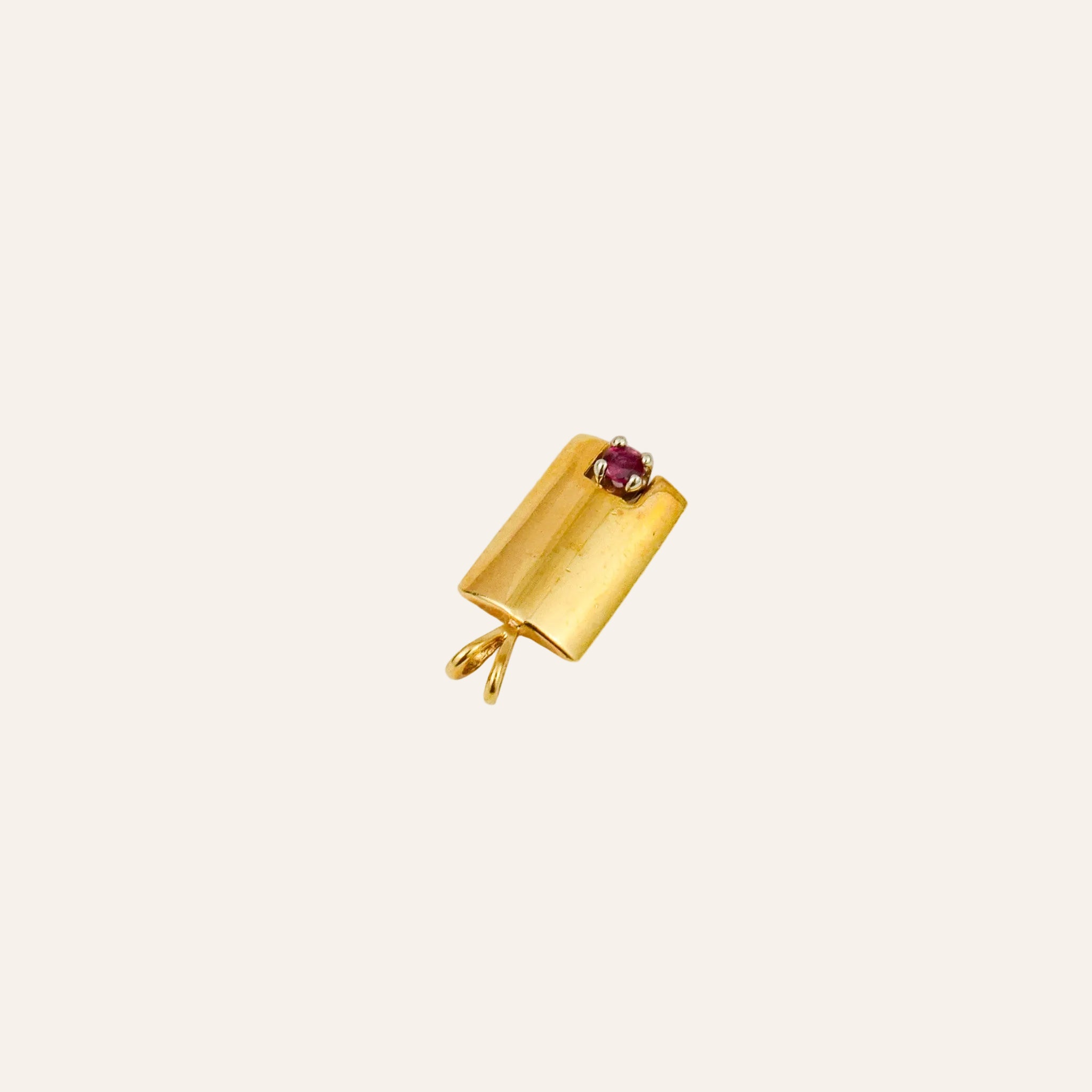 Ruby Bar Charm