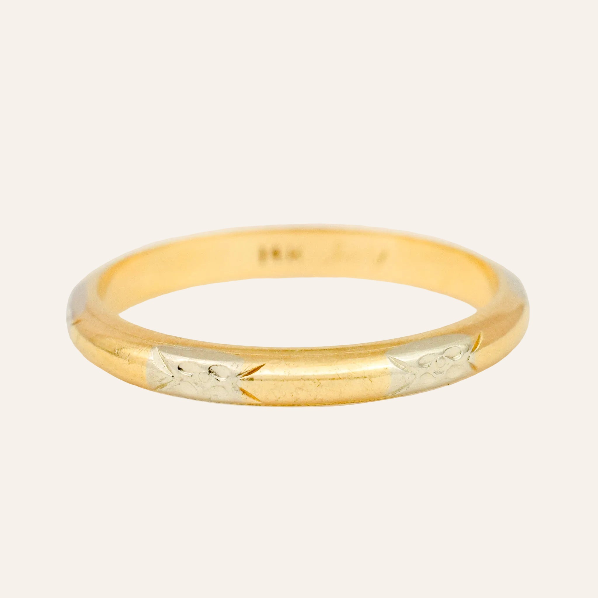 Two-toned Orange Blossom Band