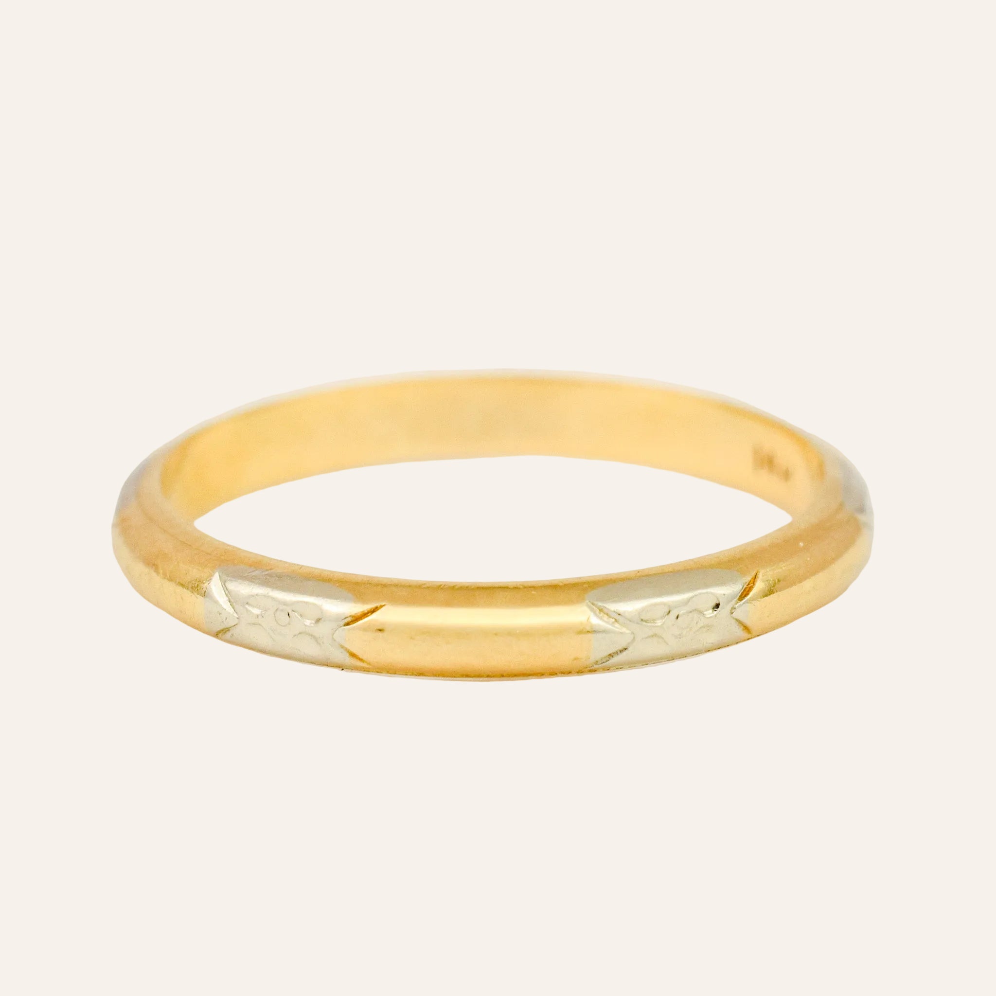 Two-toned Orange Blossom Band
