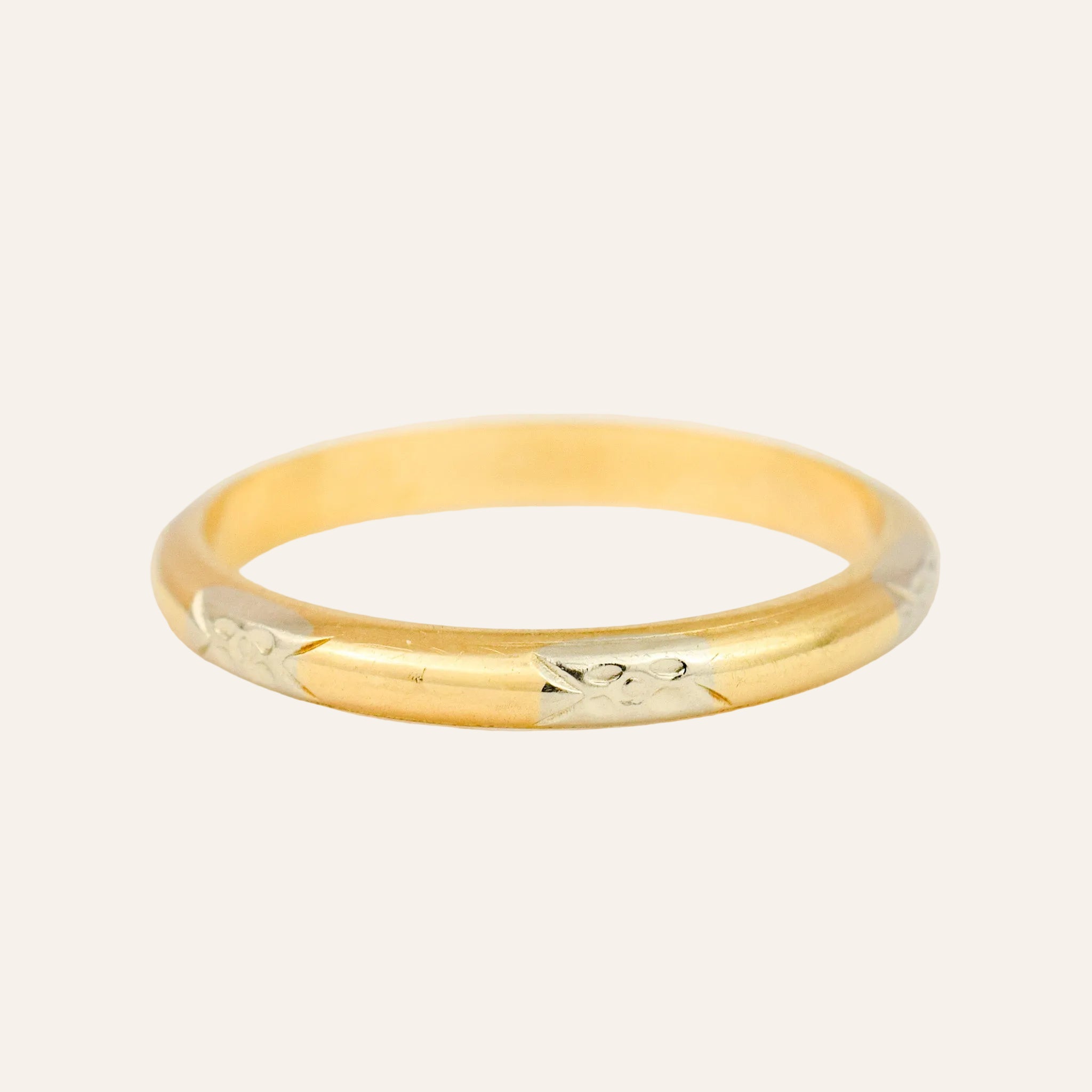 Two-toned Orange Blossom Band