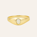 Opal Pinky Ring