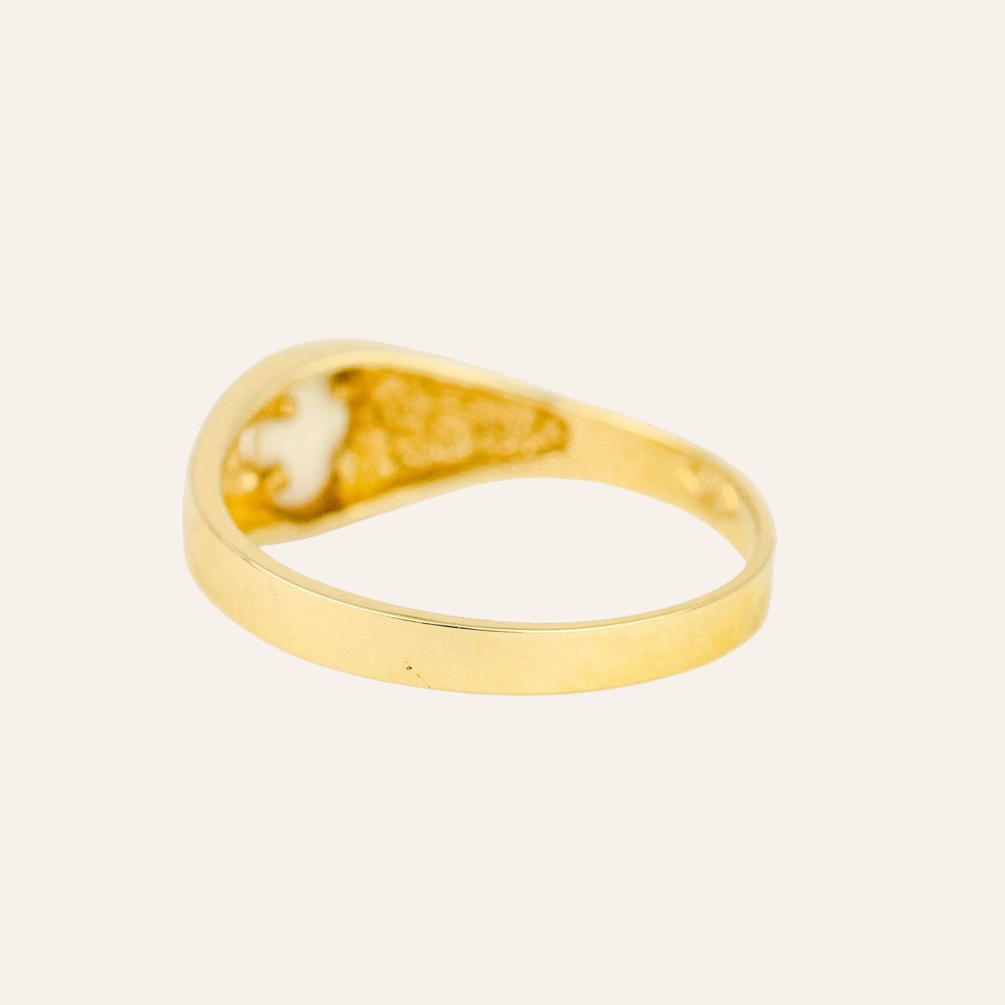 Opal Pinky Ring