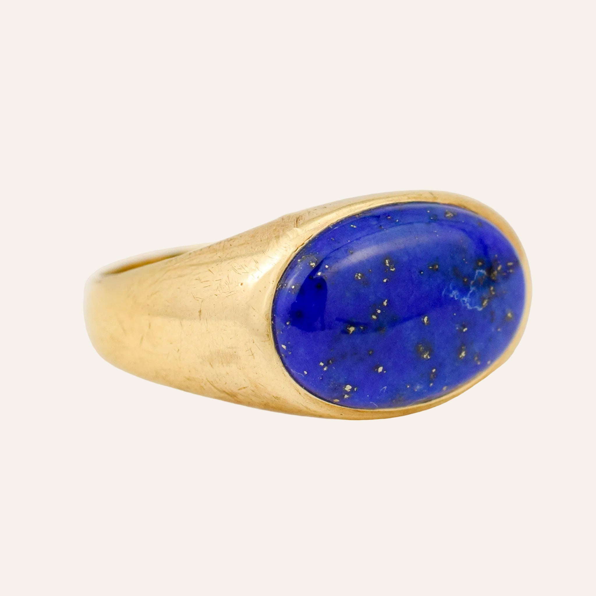 Lapis Signet Ring