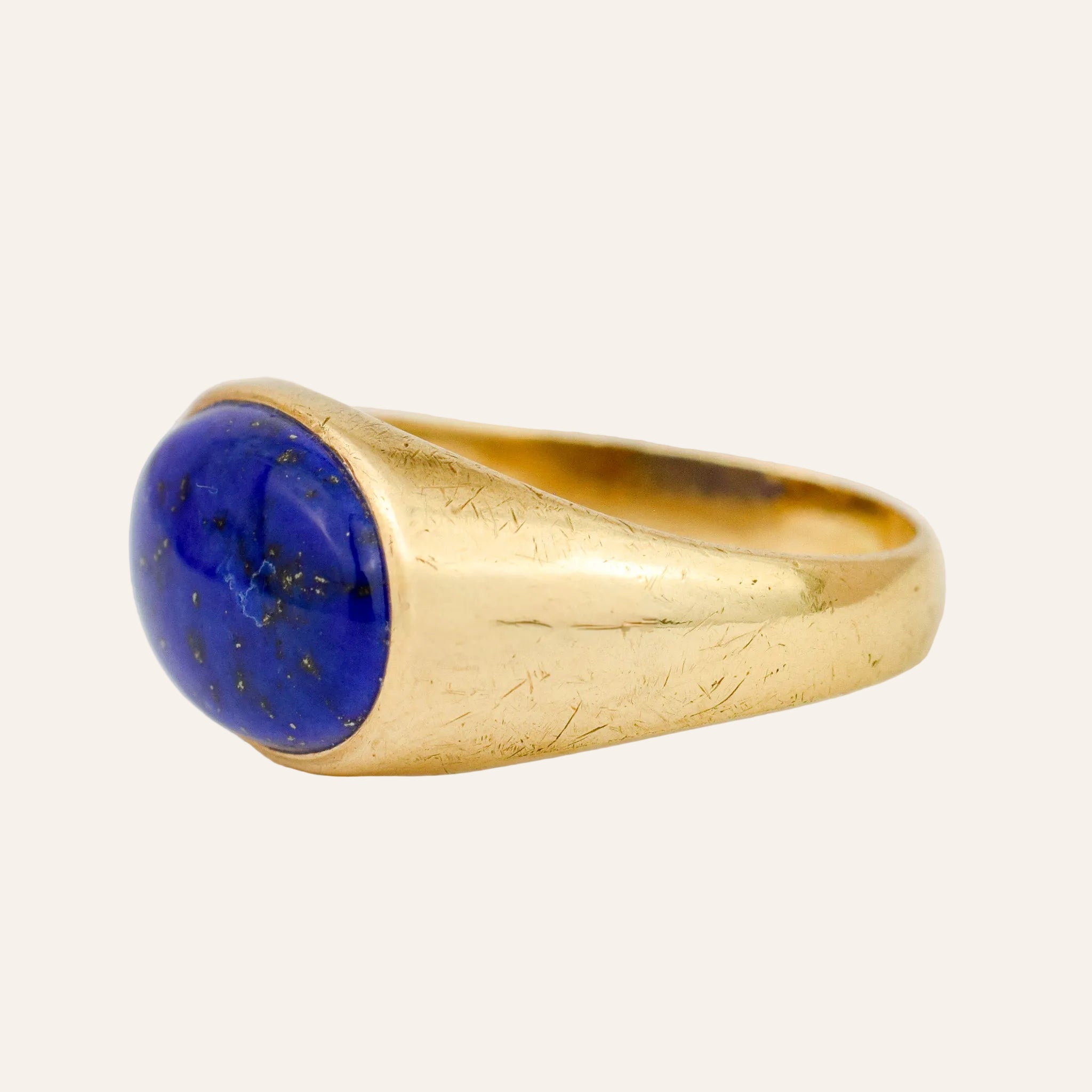 Lapis Signet Ring
