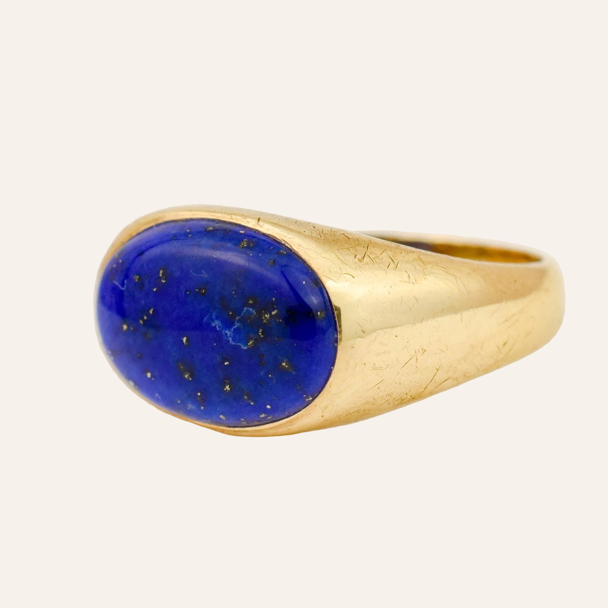 Lapis Signet Ring