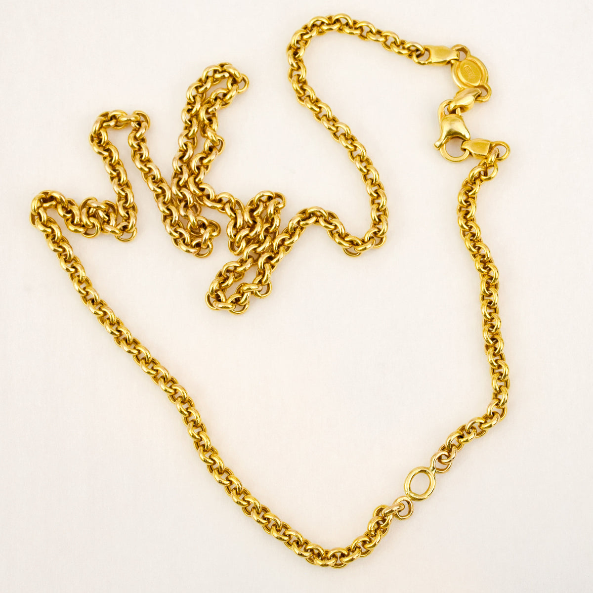 16-18.5" Rolo Chain Necklace