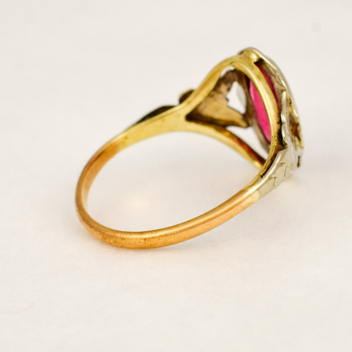Two-Toned Topaz Ring
