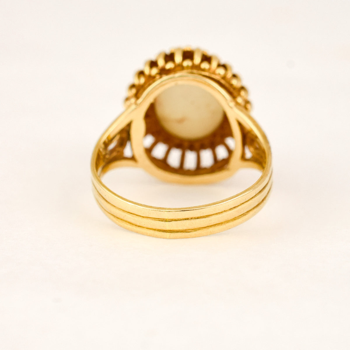 Solitaire Opal Ring