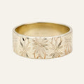 Engraved Daisy 8.2mm Cigar Band