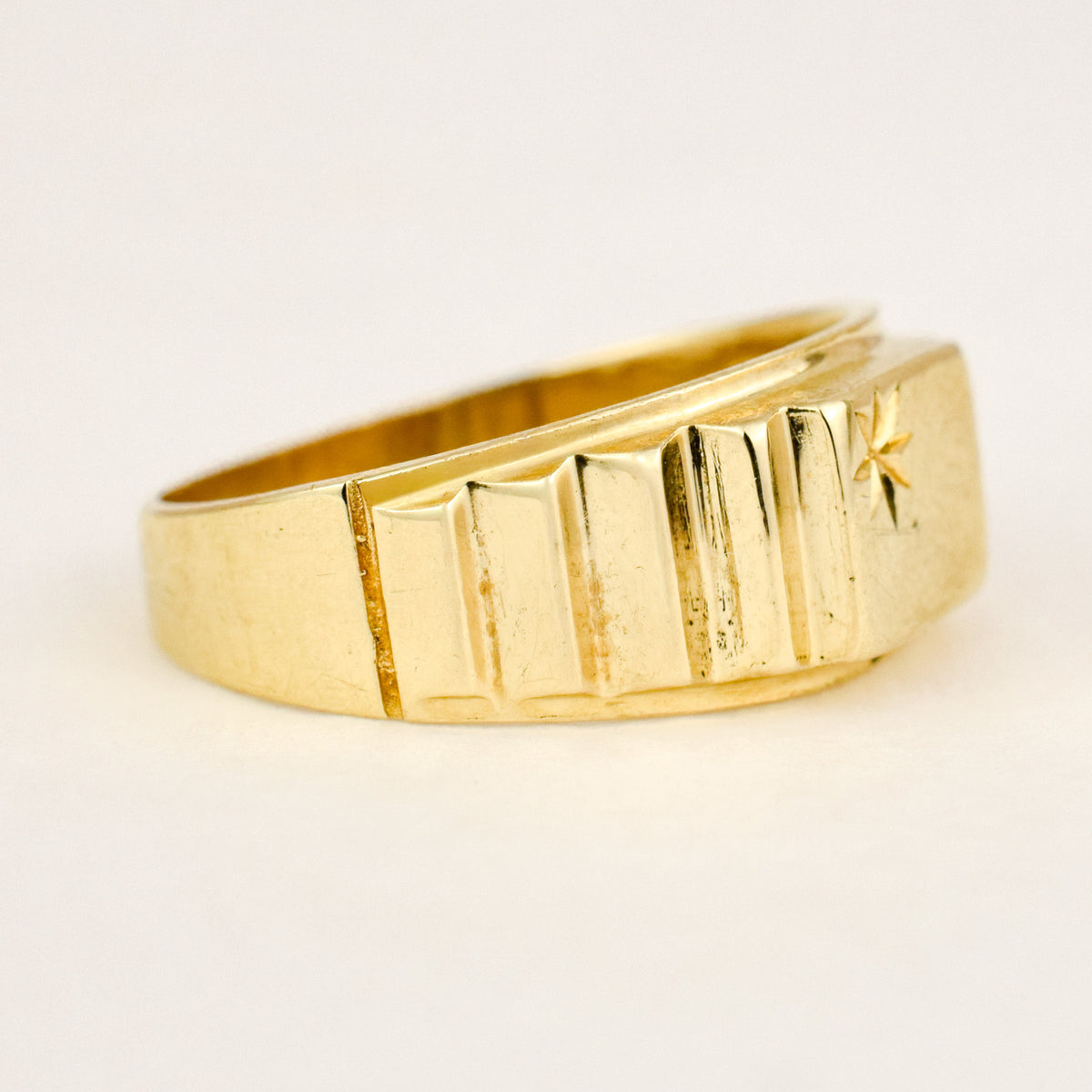 Staircase Signet Ring