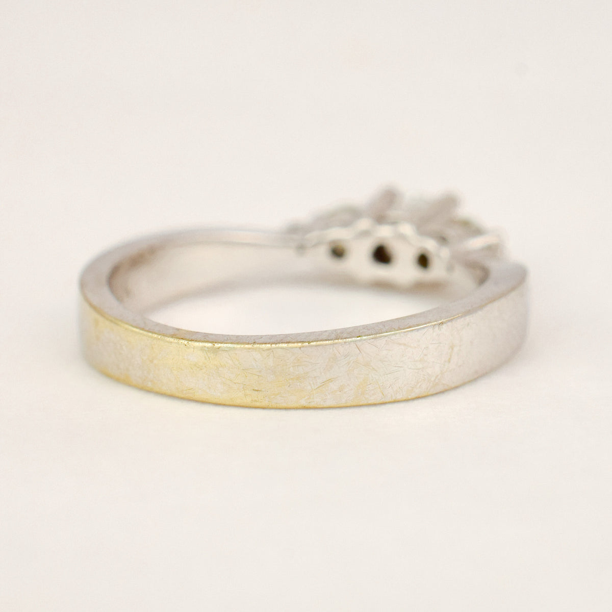 White Gold Five Stone Diamond Ring