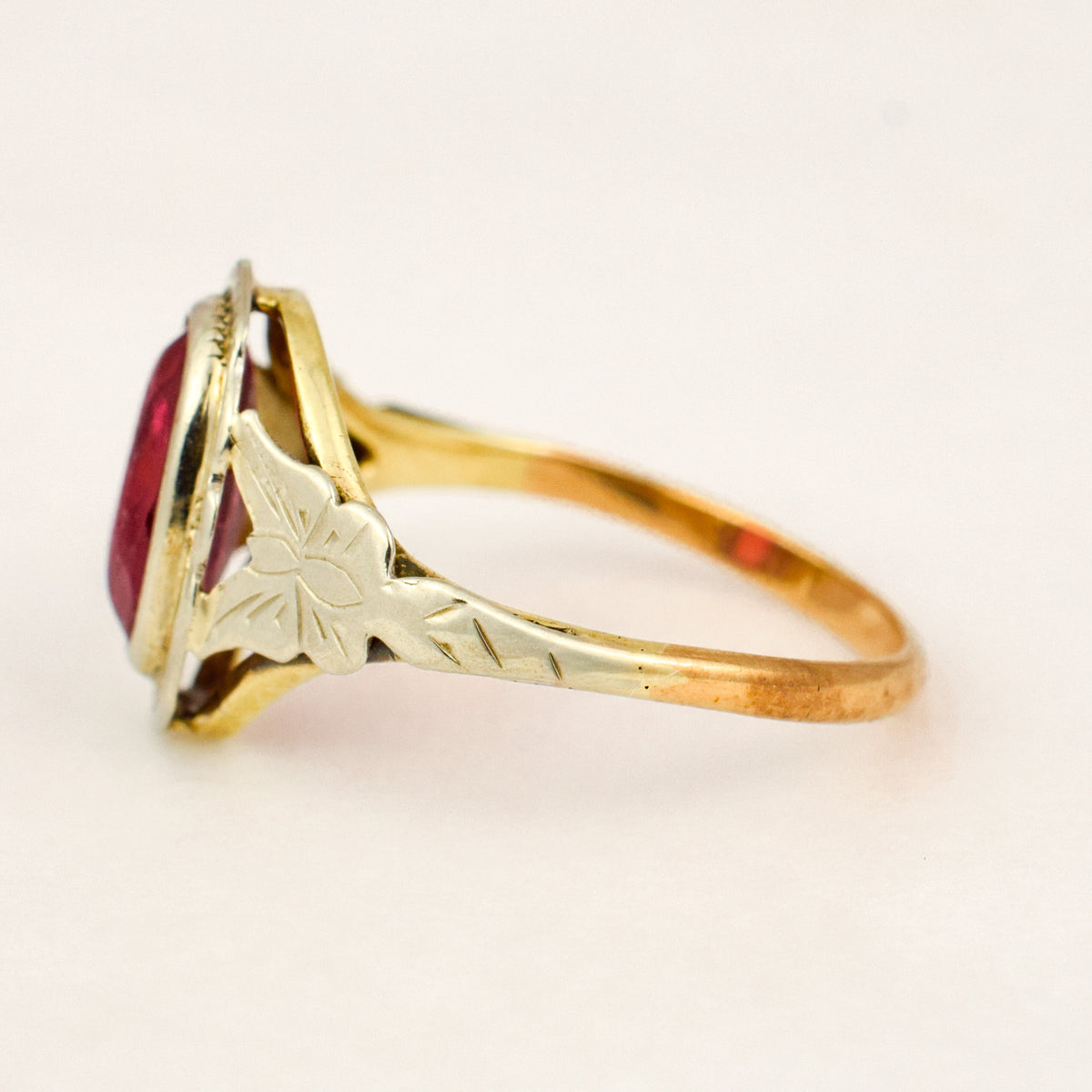 Two-Toned Topaz Ring