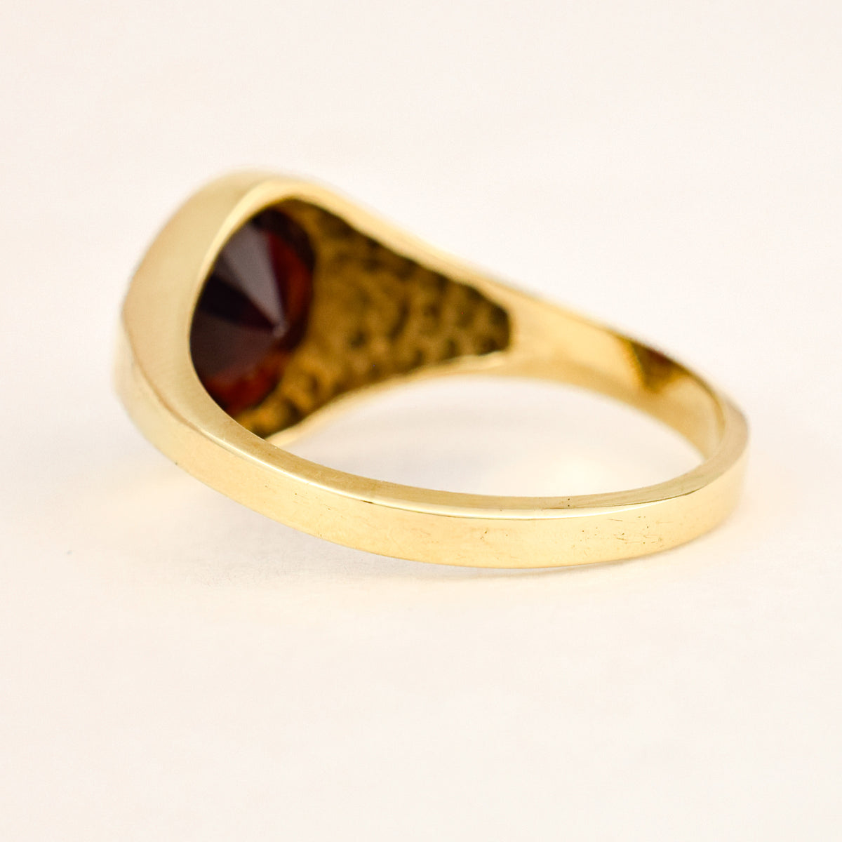 Garnet Signet Ring