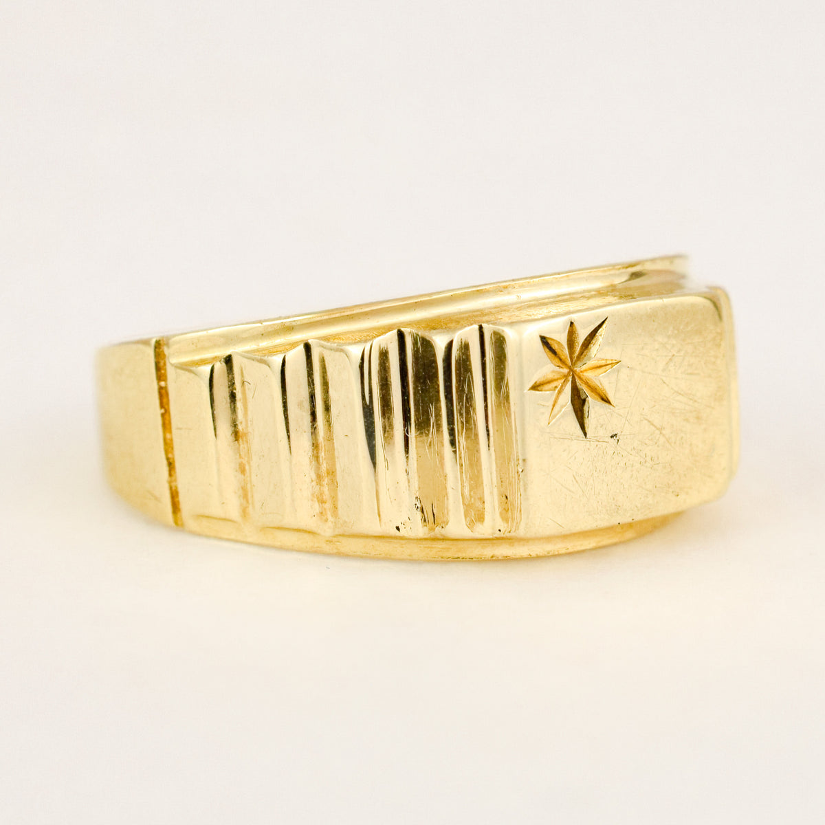 Staircase Signet Ring