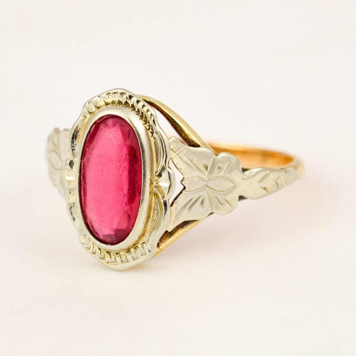 Two-Toned Topaz Ring