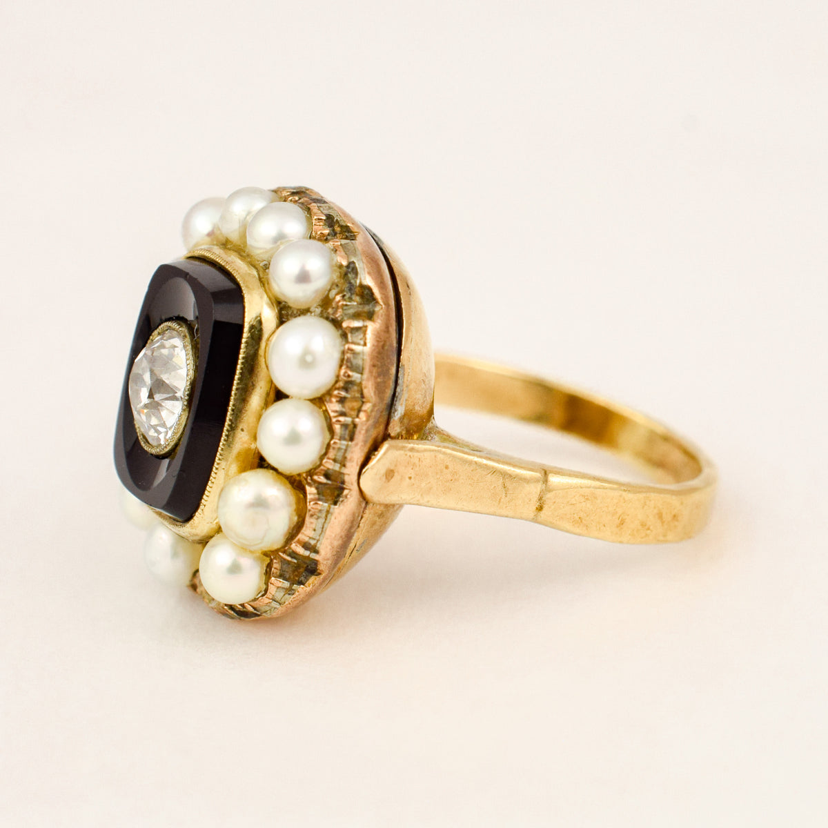 The Victorian Onyx Mourning Ring