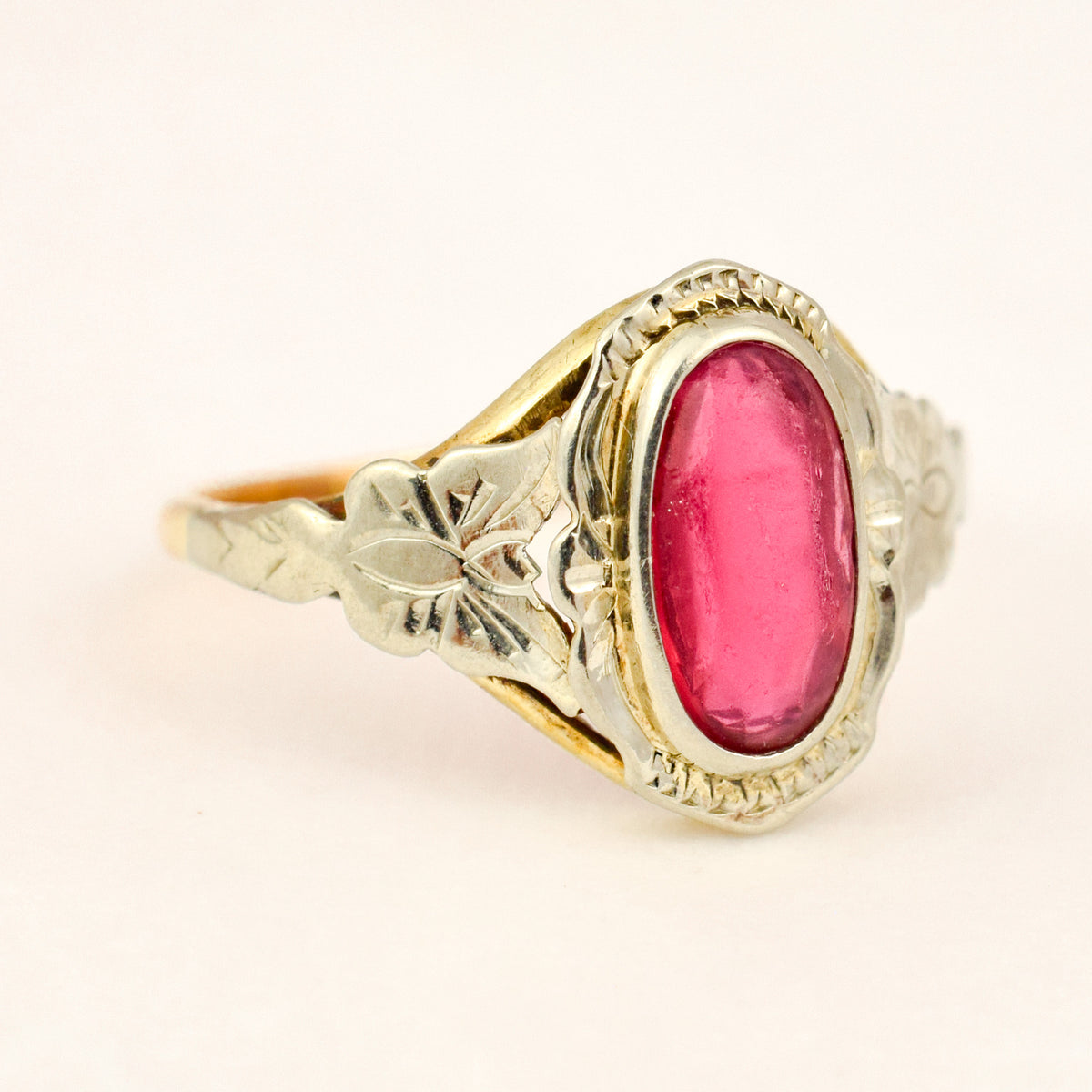 Two-Toned Topaz Ring