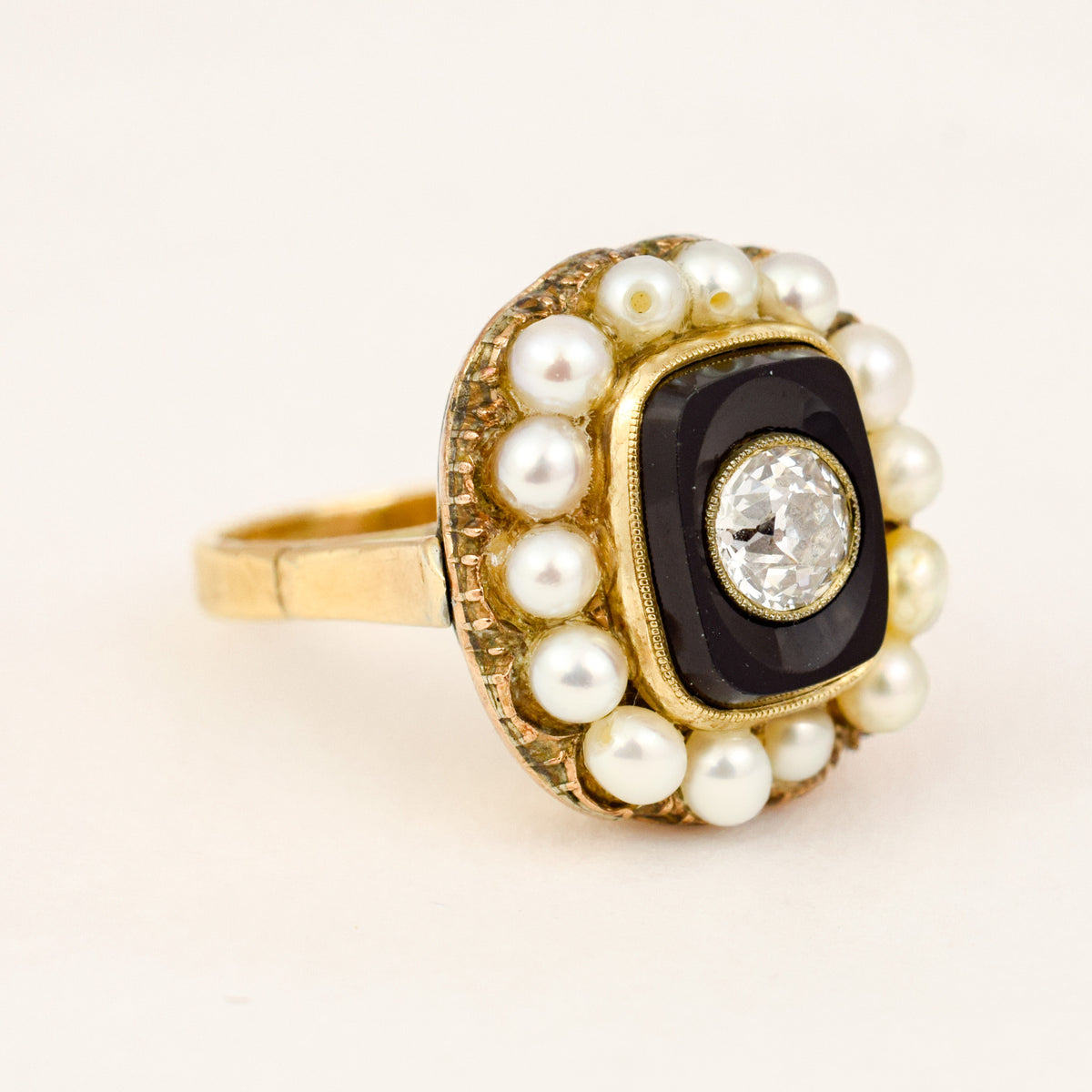 The Victorian Onyx Mourning Ring