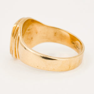 vintage 'AK' Signet Ring