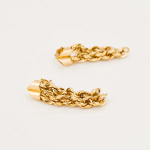 Rope Chain Stud Earrings