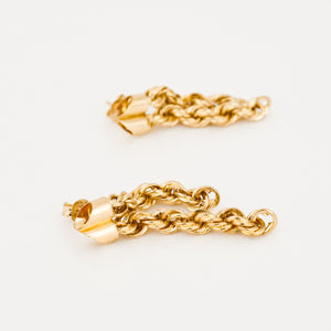 Rope Chain Stud Earrings