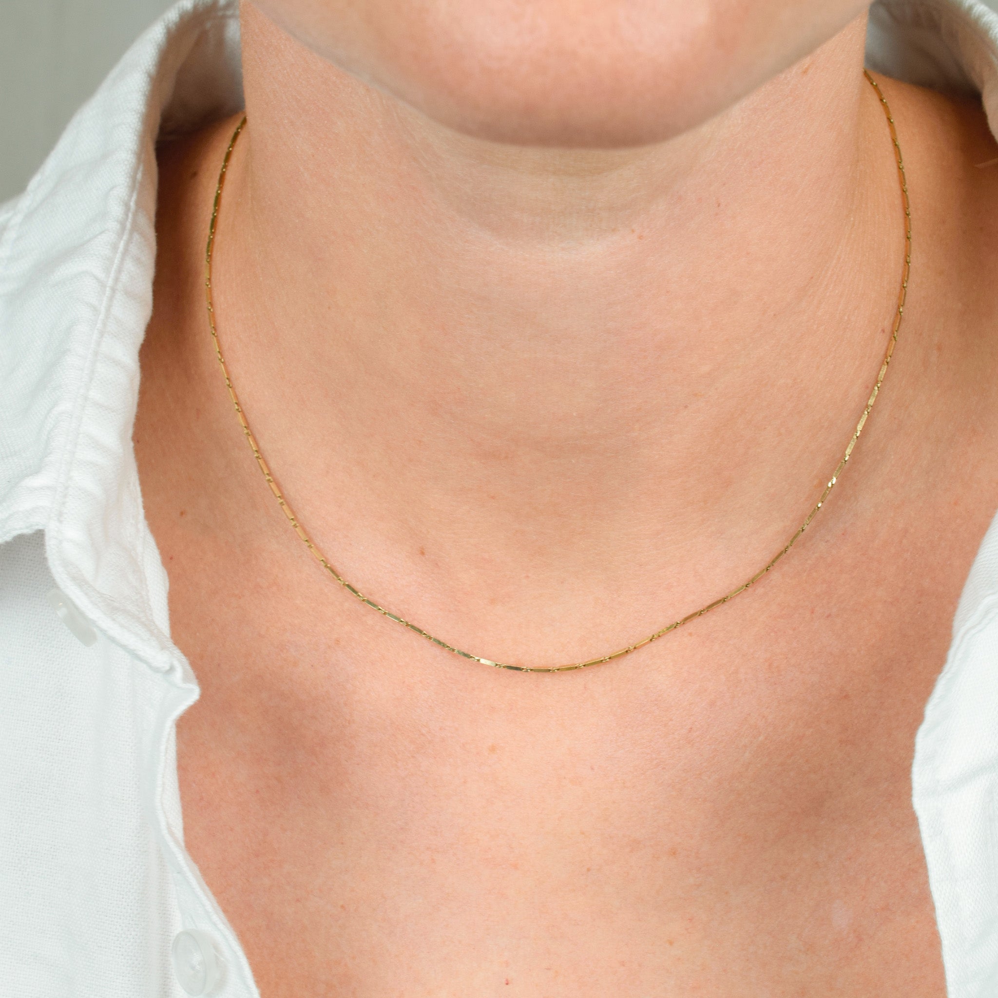 vintage 16" Bar Link Chain