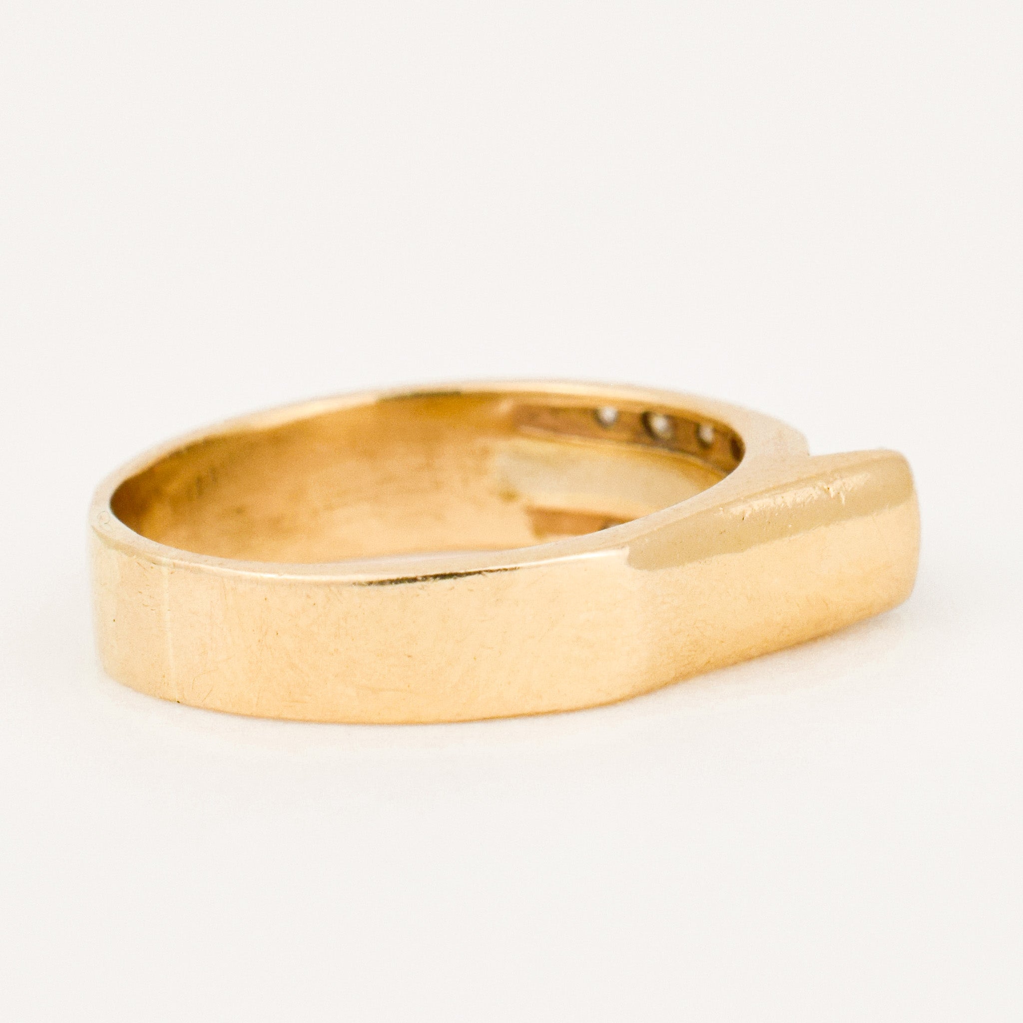 vintage Asymmetrical Diamond Band