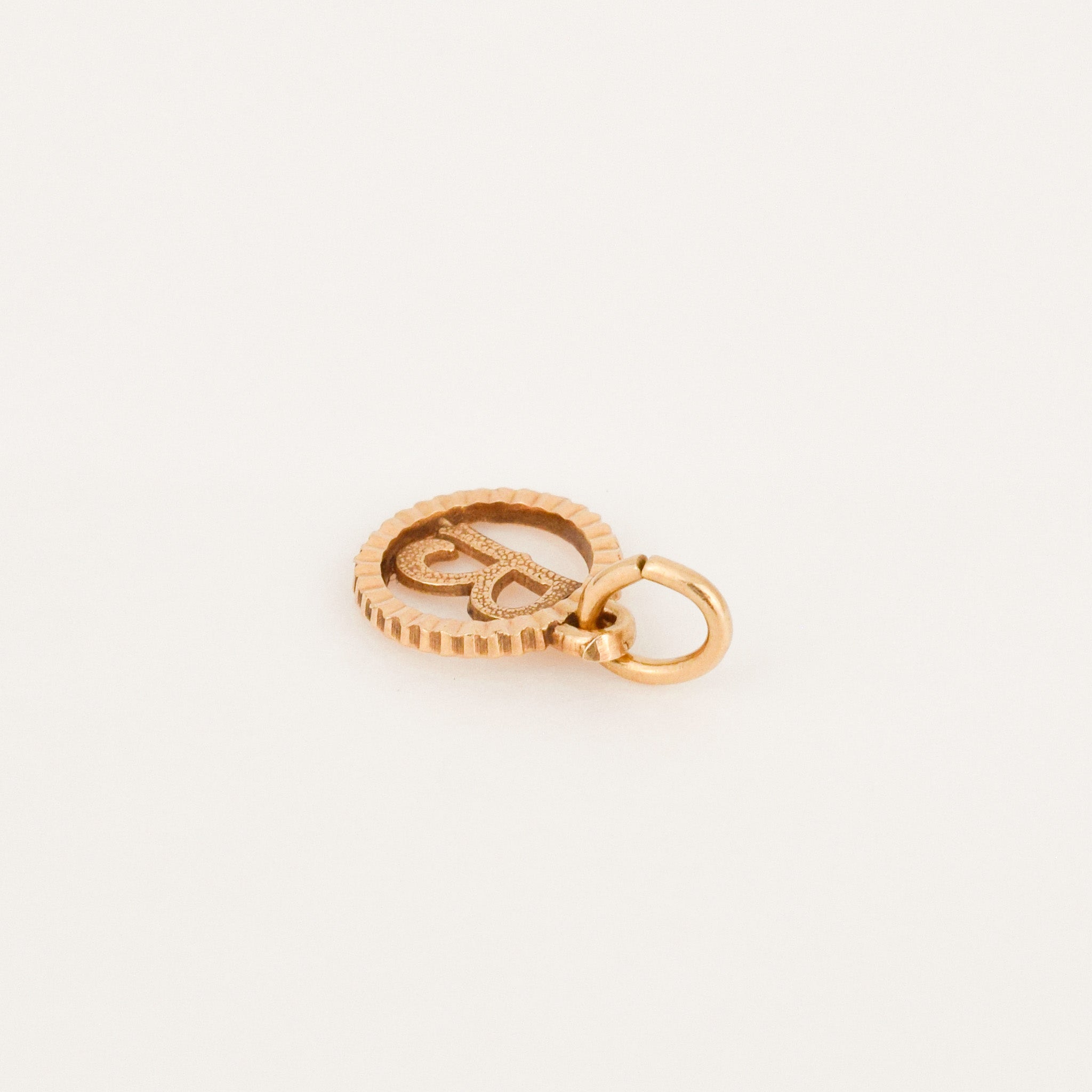 vintage 'B' charm pendant