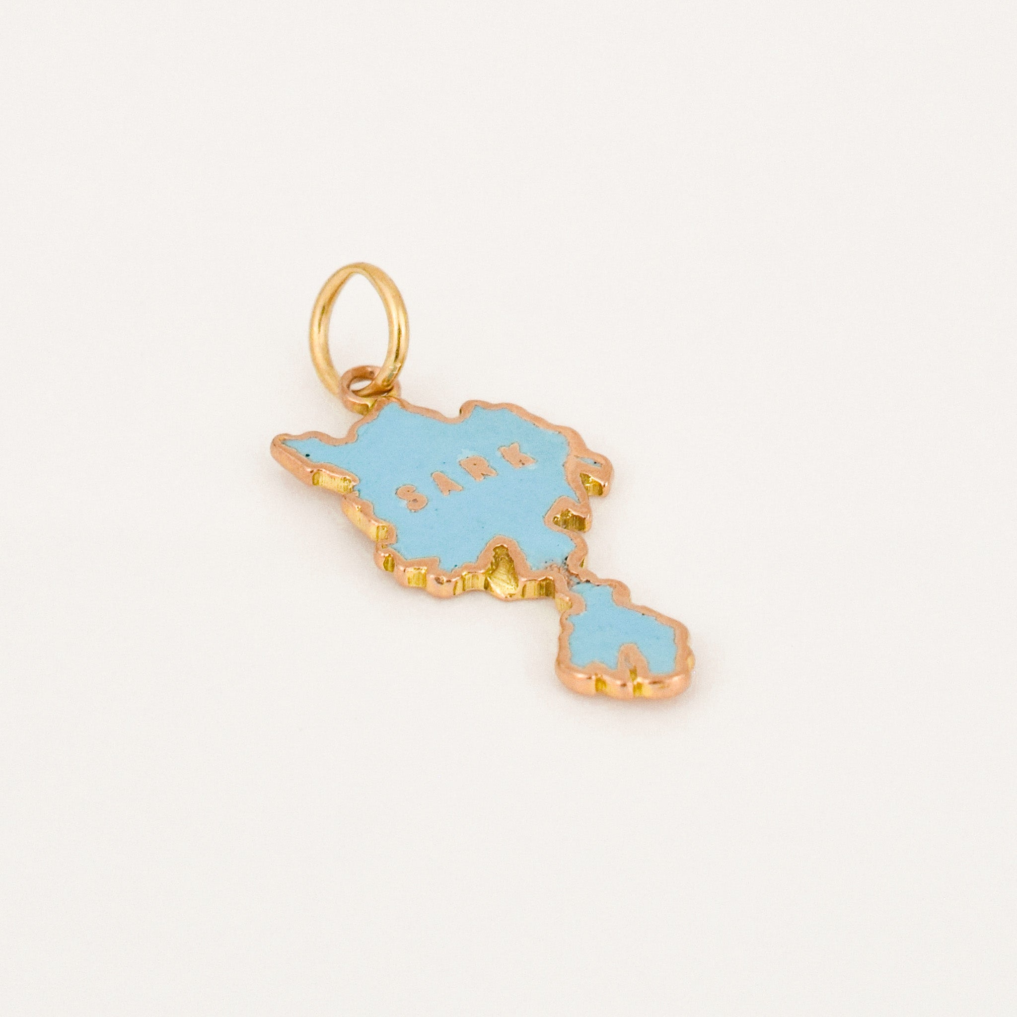 vintage Enamel Sark Charm 