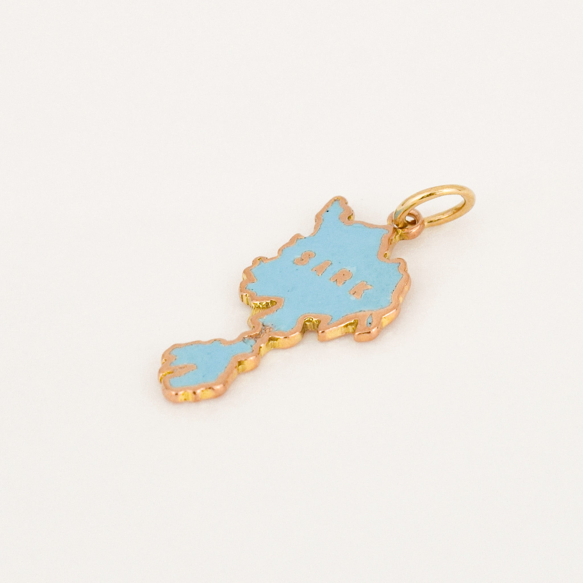 vintage Enamel Sark Charm 