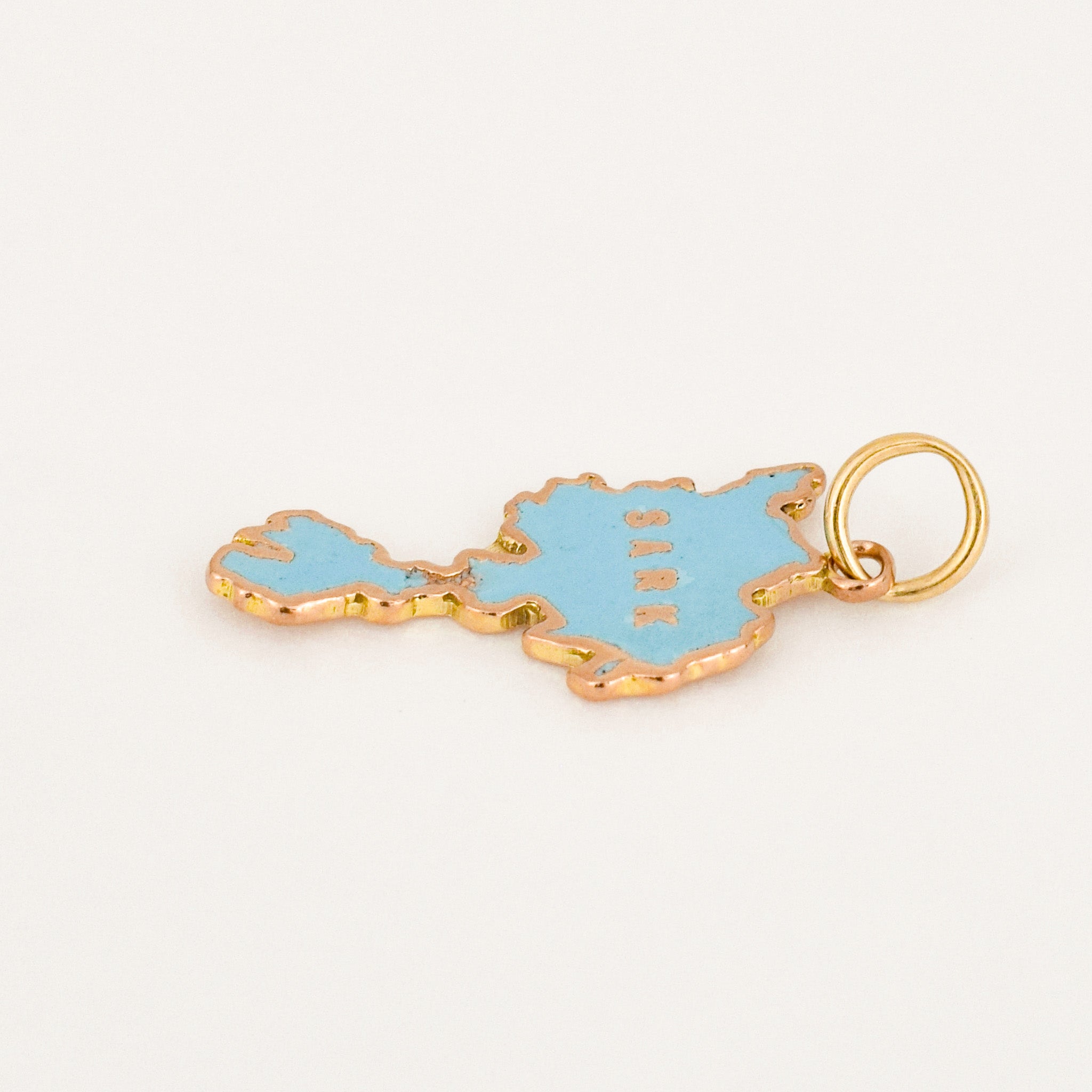vintage Enamel Sark Charm 